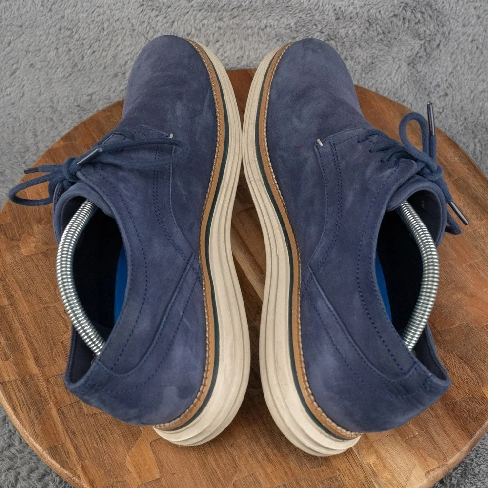 Cole‎ Haan OriginalGrand Cloudfeel Nubuck Casual Oxfords C33811 Navy Men's 10 M